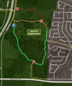 Map Trail and Pathway Maintenance: Bruce Pit Recreational Area